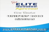 Elite Resolve UNIFESP 2013-LÍNGUAS€¦ · alternativa à comunicação verbal (“tua melhor palavra/ ou/ teu melhor silêncio”), mas não é possível dizer que uma forma reconstrua