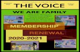 Monthly Bulletin of Kehillat Ma’arav 2020 THE VOICE AV ......46th anniversary Darren & Sharon Lewin 20th anniversary Kevin & Lisa Lewin 21st anniversary Mayer & Fern Margolis 52nd