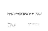 Petroliferous Basins of India - Patna University€¦ · •Habitat of Oil : => ... -- Hydrocarbons produced – is from Tipam & Barails or both . Cambay Basin ... •Largest Sedimentary