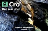Cro - Jonathan Worthingtonjnthn.net/papers/2018-spw-cro-one-year-later.pdf · cro web A web UI for stubbing Cro services, automatically restarting them on changes, viewing their logs,