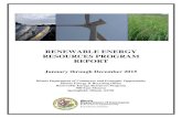 RENEWABLE ENERGY RESOURCES PROGRAM REPORT · According to the DOE Wind Vision report, Illinois could develop 30GW of wind energy by 2030.The American Wind Energy Association (AWEA)