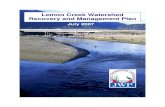 Lemon Creek Watershed Recovery and Management Plan · 2019. 6. 3. · Lemon Creek Management and Recovery Plan July 2007 -7-The Lemon Creek Watershed includes 24.3 mi2 of alpine and