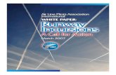Runway Incursion White Paper - Air Line Pilots Association ...€¦ · RUNWAY INCURSIONS: A Call for Action 4 • Air Line Pilots Association White Paper on Runway Incursions the