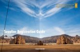 Supplier Registration Guide · After RCU’s approval, the Supplier will receive and email with the registration’s confirmation (2). 1 2. Supplier Registration Guide –Qualification