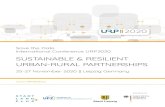 SUSTAINABLE & RESILIENT · building the regional circular economy, enhancing resource efficiency based on a deeper understanding of the urban-rural metabolism; exploiting digitalization