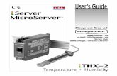 Temperature + Humidity iServer MicroServer2.4 Network Communication Interfaces .....6 2.4.1 10Base-T RJ-45 Pinout ... Manuals, Software: The latest Operation Manual as well as free