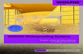 WOLFIN Waterproofing Systems · Waterproofing of cellar ceilings and parking decks according to DIN 18195, part 5 (PYE) Waterproofing of base plates and cellar walls according to
