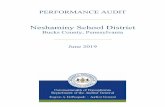 PERFORMANCE AUDIT Neshaminy School District · 2019. 6. 6. · in this report are presented for 11 school buildings during the 201516 school year and for 9 school buildings during