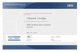 In recognition of the commitment to achieve professional ... · Professional Certi˜cation Program from IBM. Certiﬁed for Analytics In recognition of the commitment to achieve professional