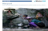 Case study Nepal - WASH Matters · built from the Melamchi Valley to the Kathmandu Valley to improve the water supply in Kathmandu, Nepal’s capital city. The Melamchi Water Supply