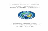NINETEENTH ANNUAL REPORT THE JOINT CENTER FOR EARTH … · 2015. 9. 25. · accomplishments, provided by the respective principal investigators supported through a JCET task and/or