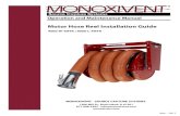 Motor Hose Reel Installation Guide - Monoxivent...Motor Hose Reel Installation Guide 1306 Mill St., Rock Island, IL 61201 2 877-608-4383 info@monoxivent.com monoxivent.com Mounting