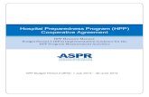 Hospital Preparedness Program ( HPP) Cooperative Agreement ... Hospital Preparedness Program ( HPP) Cooperative Agreement HPP Measure Manual: Budget Period 3 (BP3) Implementation Guidance