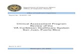 Department of Veterans Affairs Office of Inspector General ...Office of Healthcare Inspections Report No. 16-00551-128 Clinical Assessment Program Review of the VA Caribbean Healthcare