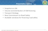 Snapshot on IDB Volume and distribution of IDB financing … · 2018. 1. 2. · The IDB Group Shari’ah Compliance 1975 1981 1994 1999 2008. Islamic Development BanK 3 • Jeddah,