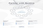 Partner with Nextiva · 2020. 5. 26. · Partner Portal Industry Leading Beneﬁts Dedicated Support Regional & Inside Channel Managers Regional Solution Engineers Client Success