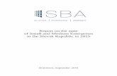 Report on the state of Small and Medium Enterprises in the ... · Tab. no. 1-53 Overview of implemented projects under the programme SK07 green Tab. no. 1-54 Funds drawn priority