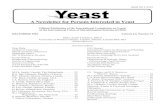 A Newsletter for Persons Interested in Yeast · Peter Biely Institute of Chemistry Slovak Academy of Sciences Dúbravská cesta 9 842 38 Bratislava, Slovakia Yasuji Oshima Department