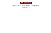 Mission Fulfillment Committee · 2019. 8. 8. · Presentation Materials - Page 5 Presentation Materials - Page 42 Presentation Materials ... activities in the areas of marketing messaging