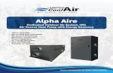 Alpha Aire - United CoolAir · 2020. 6. 15. · Alpha Aire A simpler, more effective solution is a 100% dedicated outside air system (DOAS) from United CoolAir Corpo-ration working