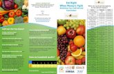 CONTACT INFORMATION Eat Right When Money’s Tight …...Stretching Your CalFresh and Food Dollars CONTACT INFORMATION Family Resource Centers (FRCs) will serve and guide you through