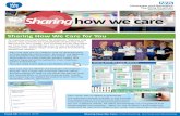Sharing How We Care for You · Sharing how we care Sharing How We Care for You To improve communication for patients, relatives and carers, this summer we completed the Sharing How