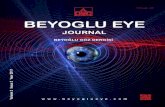 BEYOGLU EYE · It is the goal of the BEYOGLU EYE JOURNAL to be indexed in the Web of Science, SCI-E, PubMed, Index Medicus, EMBASE, Index Copernicus, DOAJ, Scopus, Gale, and TR Medical