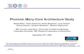 Photonic Many-Core Architecture Studyarchive.ll.mit.edu/.../proc08/Day1/8-Bliss-Presentation.pdfFeature Size Reduction 3D Fabrication Photonic Interconnects 1970s 2008 Intel 80486DX2