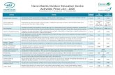 Haven Banks Outdoor Education Centre Activities Price List – 2020 · 2020. 3. 25. · Haven Banks Outdoor Education Centre . Activities Price List – 2020 . Prices effective from