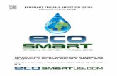 ECOSMART TROUBLE SHOOTING GUIDE MODELS ECO18-ECO27 · U.S. DOE-Lowering the thermostat on your water heater by 10ºF can save you between 3%-5% in energy costs. Most households only