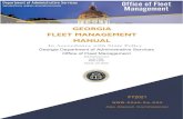 GEORGIA FLEET MANAGEMENT MANUALdoas.ga.gov/assets/Fleet Management/Fleet Management... · 2020. 10. 1. · FLEET MANAGEMENT MANUAL In Accordance with State Policy Georgia Department