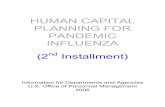 HUMAN CAPITAL PLANNING FOR PANDEMIC INFLUENZA (2 … · Human Capital Planning for Pandemic Influenza Information for Departments and Agencies U.S. Office of Personnel Management