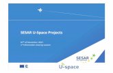 SESAR U-Space Projects - Airpass Project...• U-space services & capabilities ... • Our projects in brief • List of contacts SESAR U-space projects information session 2. SESAR