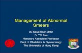 Management of Abnormal Smears - HKSCCP Notes/Colpo Workshop 2013, lecture 2.pdf · female genital tract • The role of ALO in infection in women using IUD is unclear • There is