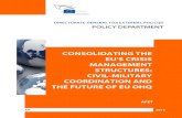 Policy Advisor - Security and Defence Directorate-General ... · 1 introduction 1 2 civil-military coordination in eu’s crisis management structures 1 2.1 main political, strategic