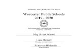 SCHOOL ACCOUNTABILITY PLAN Worcester Public Schools … · 5/7/2018  · Grade 6 ELA 14% exceeded Expectations (cohort had 0% in Grade 5) Grade 6 Math 35% exceeded (cohort had 4%