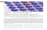 MIQE compliance in expression profiling and clinical ... · multi-dimensional data sets into two-, or three-dimensional variables called principal components13,16,17. Using PCA in