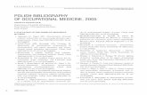 POLISH BIBLIOGRAPHY OF OCCUPATIONAL MEDICINE, 2005test.imp.lodz.pl/upload/oficyna/artykuly/pdf/full/09-kow.pdf · 7. Boszke L. High-performance liquid chromatography as a valuable