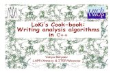 LoKi’s Cook-book: Writing analysis algorithms in C++€¦ · 10 Nov'2k+4 Computing Vanya Belyaev LAPP/Annecy & ITEP/Moscow 3 LoKi C++ Toolkit for user friendly Physics Analysis