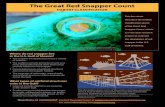 The Great Red Snapper Count - Harte Research Institute · Where do red snapper live in the U.S. Gulf of Mexico? • Red snapper are distributed across a variety of habitats. • The