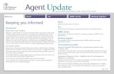 Agent Update Issue 74 with Working Together · 2019. 10. 22. · Agents and HMRC working together October – November 2019 - Issue 74. Agent . U. pdate. page 3 of 15. Changes for