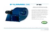 FANS - fumex.comThe FB range of fans is manufactured in accordance with the following standards in the Machinery Directive: SS-EN 60335-2-65, 60335-2-80 & 60335-1. The efficiency of
