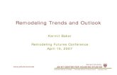 Remodeling Trends and Outlook - Joint Center for Housing ... · JOINT CENTER FOR HOUSING STUDIES Graduate School of Design | Kennedy School of Government Harvard University Copyright