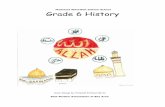 Grade 6 History Book - IslamicBlessings.comislamicblessings.com/upload/Grade 6 - History Book.pdf · 2019. 9. 24. · Grade 6 History 5 In the Name of Allah the Most Gracious Most