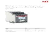 Smart Temperature Monitoring Relays€¦ · The temperature monitoring relays are typically used applica- in the following tions: - Motor and system protection - Temperature monitoring