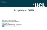 An Update on COPD · COPD is a common, preventable and treatable disease that is characterised by persistent respiratory symptoms and airflow limitation that is due to airway and/or