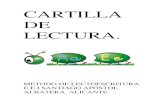 CARTILLA DE . CARTILLA DE LECTURA. METODO DE LECTOESCRITURA E.E.I SANTIAGO APأ“STOL. daedal, porrnad,a,