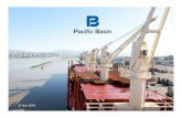 Pacific Basin 3Q18 Presentation FINAL 20181127 [Read-Only] · Pacific Basin 9 3Q18 Performance and 2018 / 2019 Cover US$/day Handysize Supramax PB daily TCE net rate 3Q18 10,080 12,180