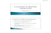 Romy Franken September 15, 2017 - Marfan Europe Network...Losartan 0.44 mm/year (p = 0.37) NB: in patientswith FBN1 mutation Placebo 0.51 mm/year vs Losartan 0,40 mm/year (p = not