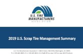 2019 U.S. Scrap Tire Management Summary USTMA Scrap Tire...آ  The U.S. Scrap Tire Management Summary